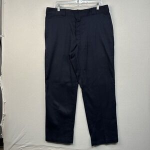 Dickies Flex 874 Original Fit  38X30  Navy Blue Poly/Cotton Blend